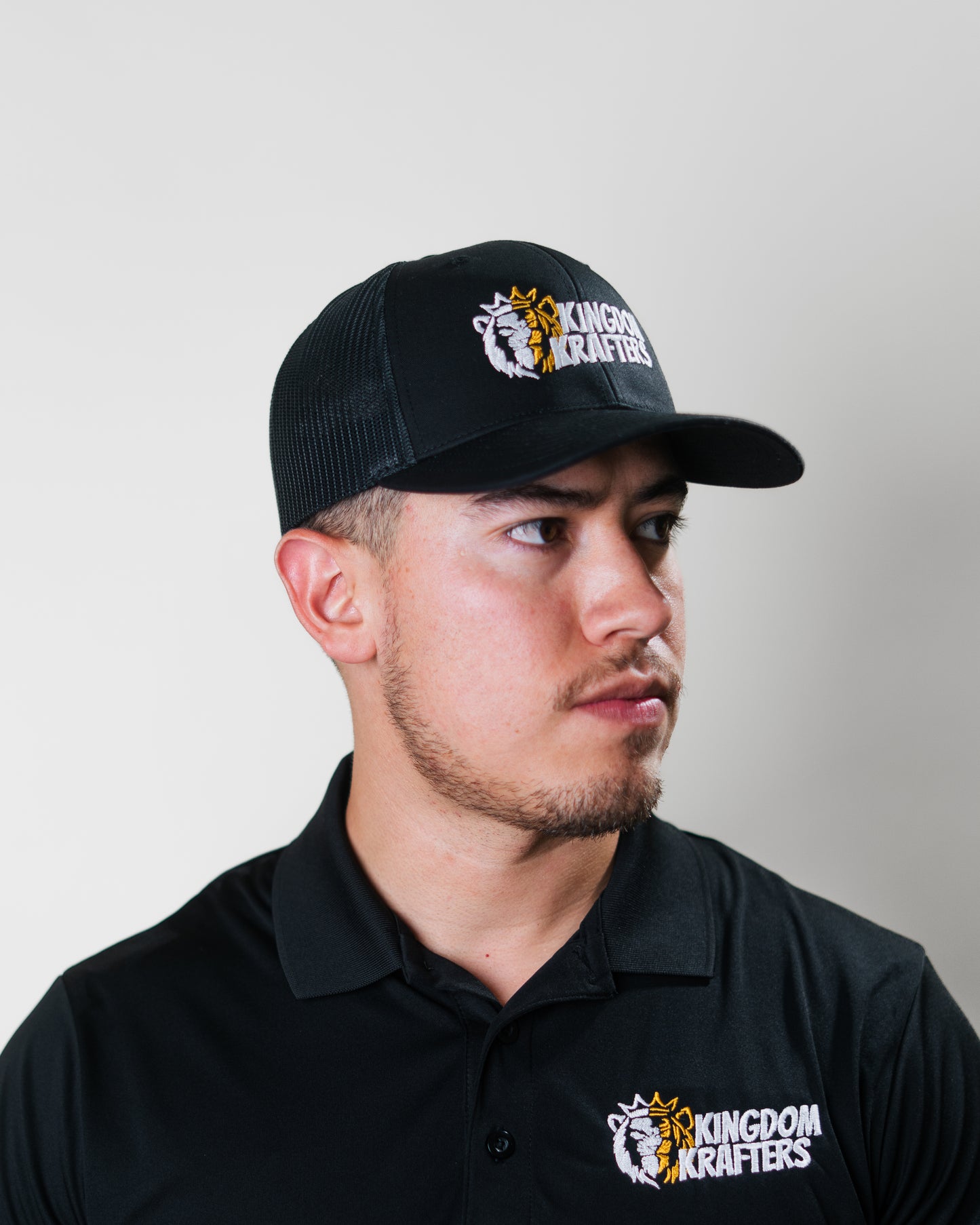 Kingdom Krafters Trucker Hat Black