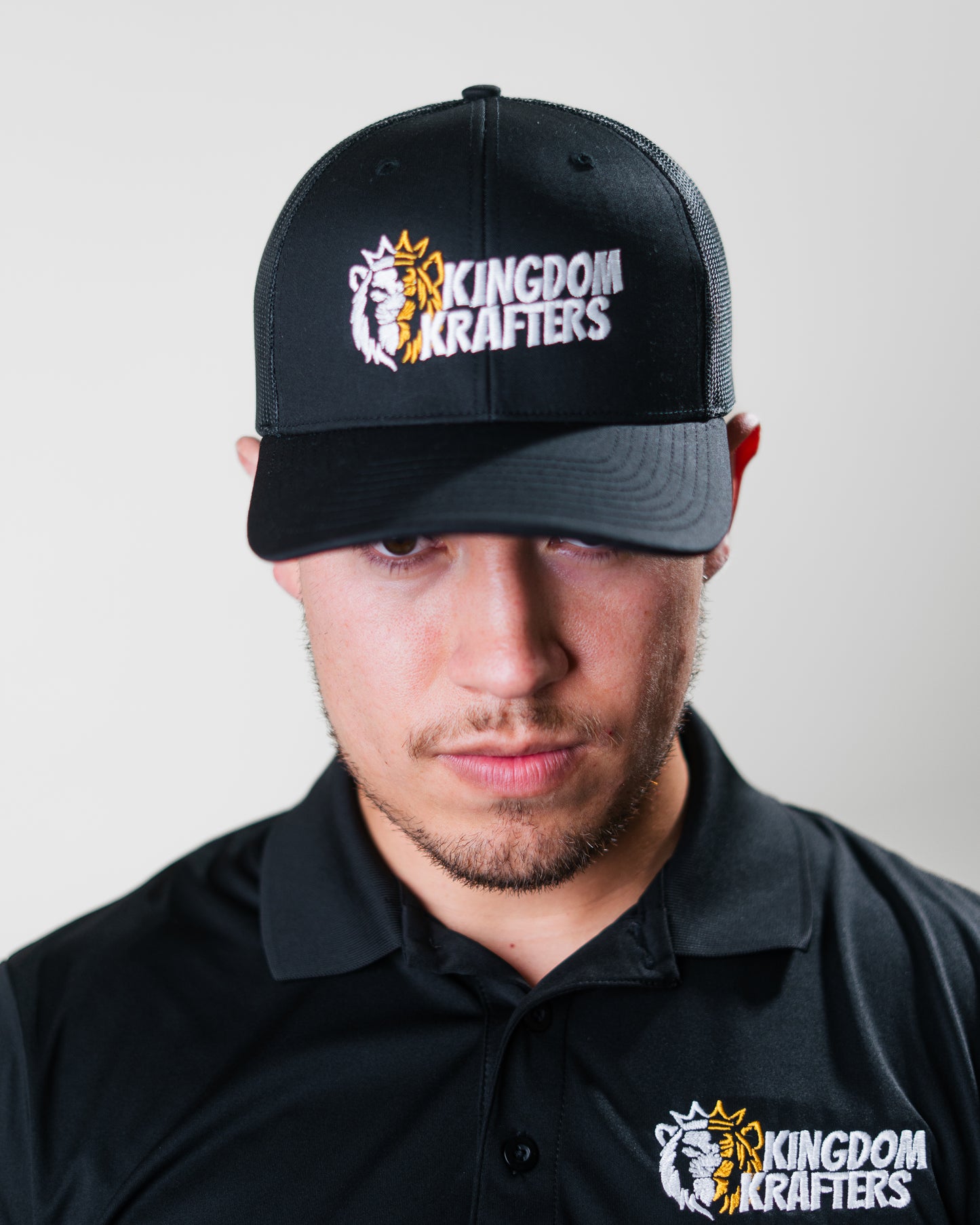 Kingdom Krafters Trucker Hat Black