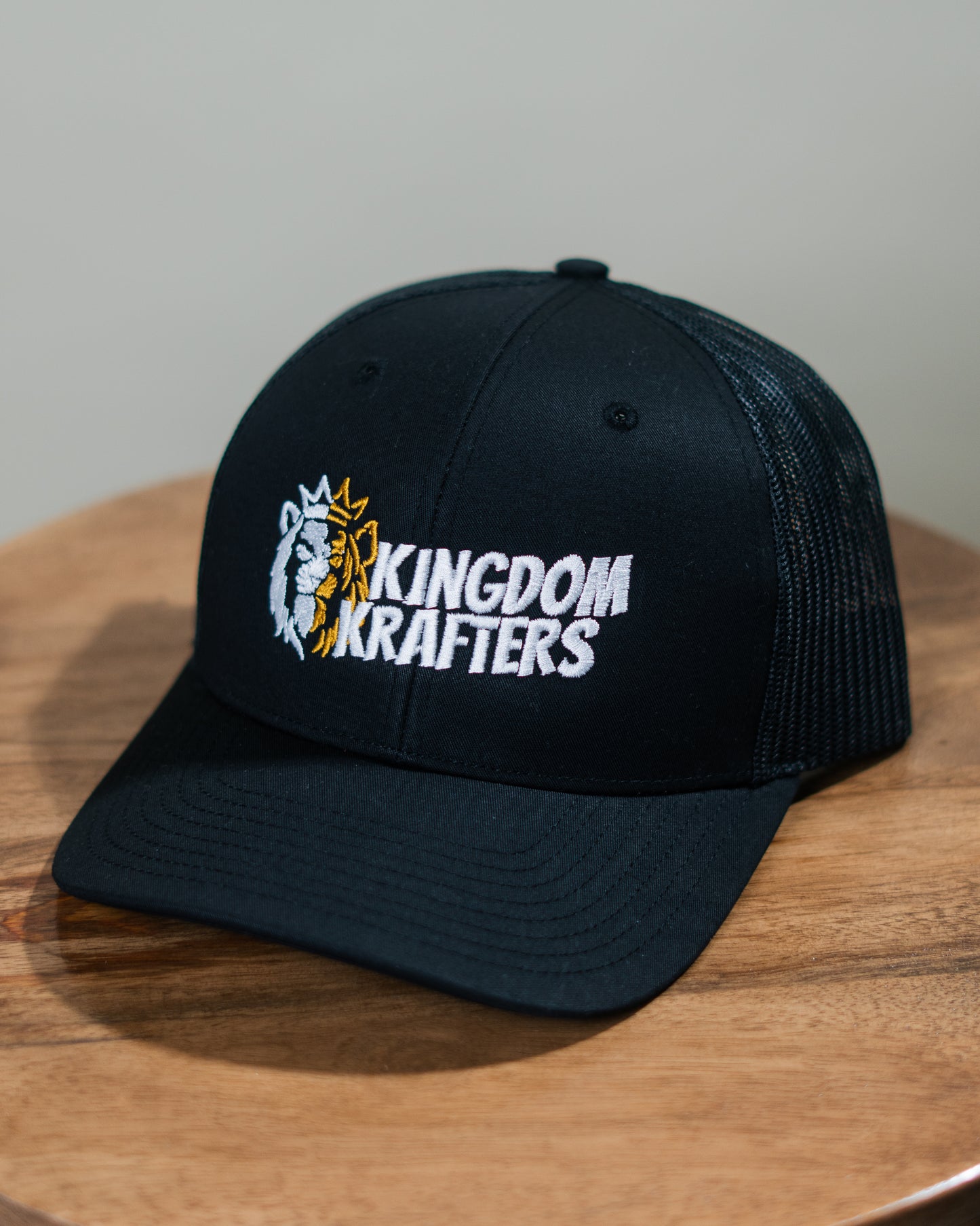 Kingdom Krafters Trucker Hat Black